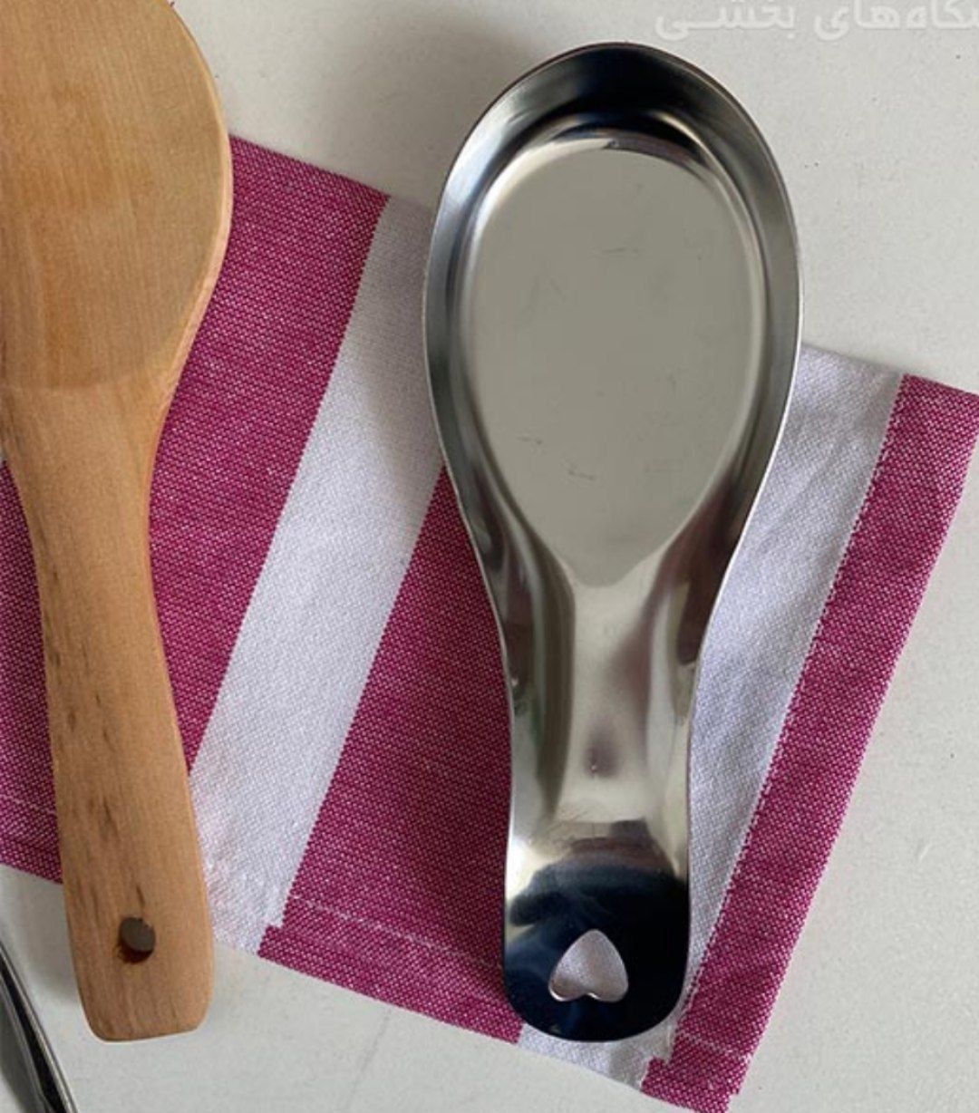 زیر قاشقی کنار گاز از جنس استیل